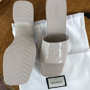 Gucci rubber sandals
